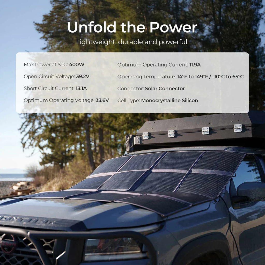 Renogy 400W ShadowFlux Solar Panel Blanket - N-Type 25% Efficiency
