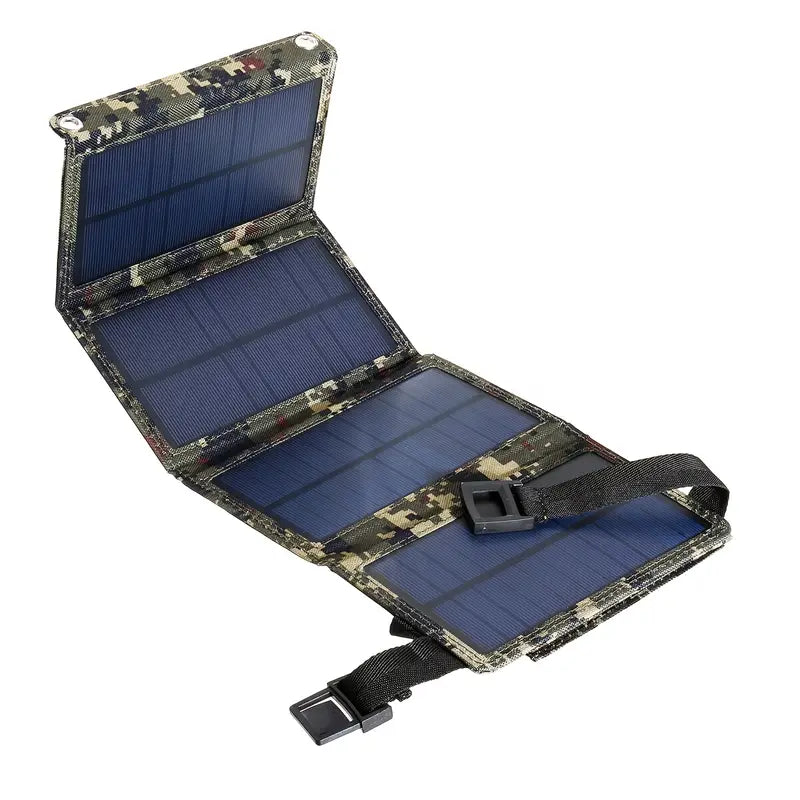 20W Portable Foldable Solar Panel Charger - Green | IP67 Waterproof
