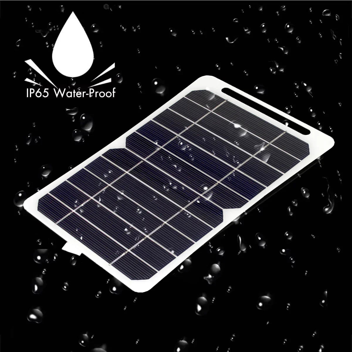 NNEOBA 10W Solar Panel USB Charging Kit - Complete Camping Power System