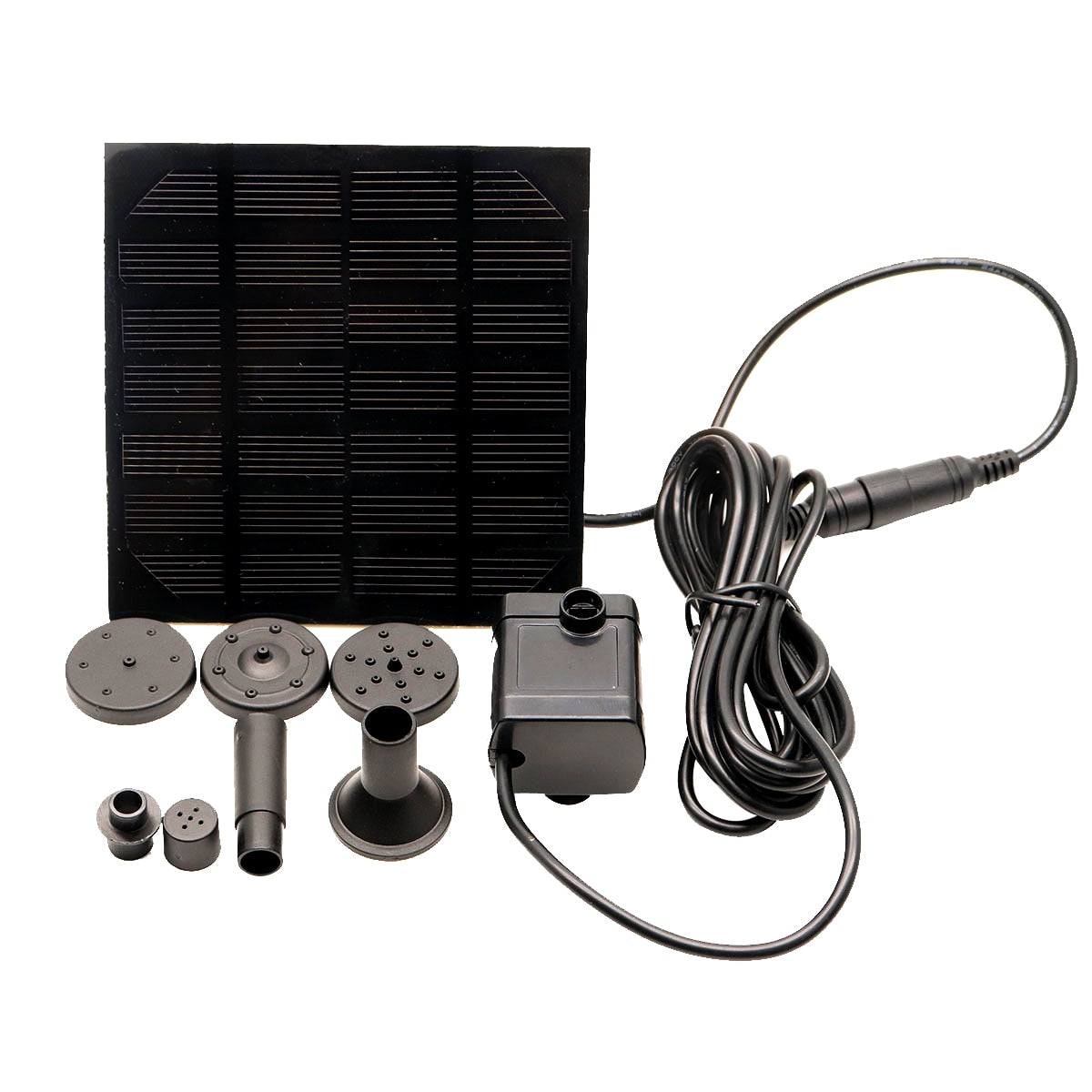 NNEOBA Solar Powered Water Fountain Pump - 7V 1.4W for Garden Pond