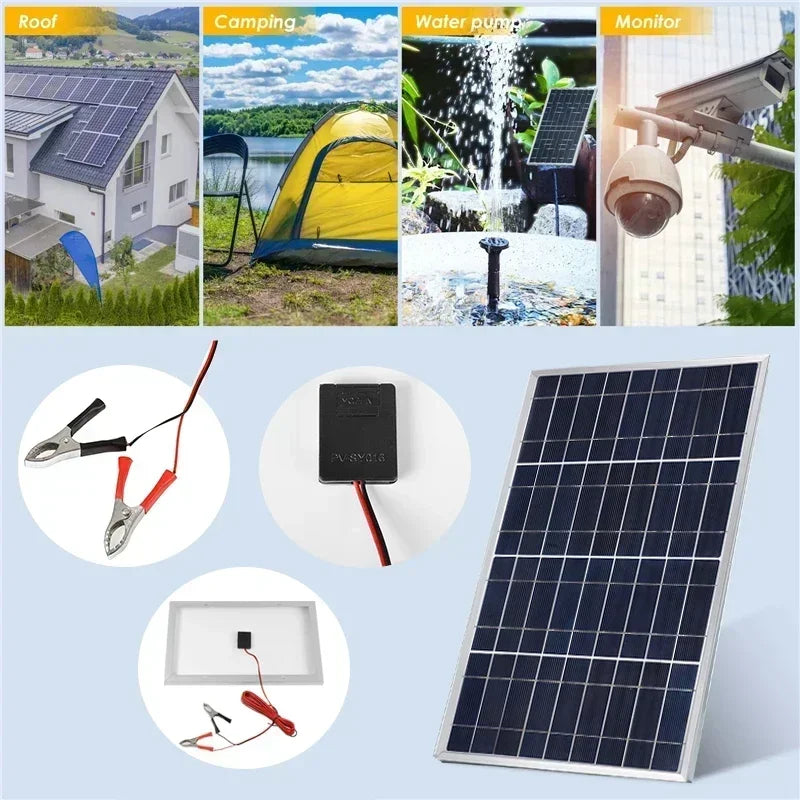 Portable Solar Panel Generator (600W)