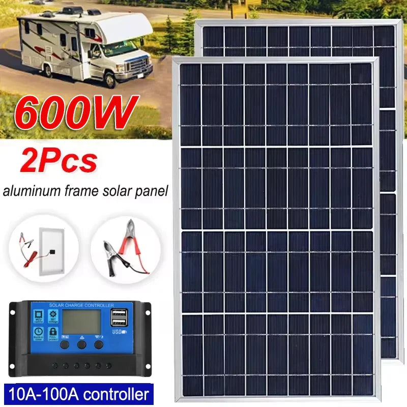 NNEOBA Portable Solar Panel Generator (600W)