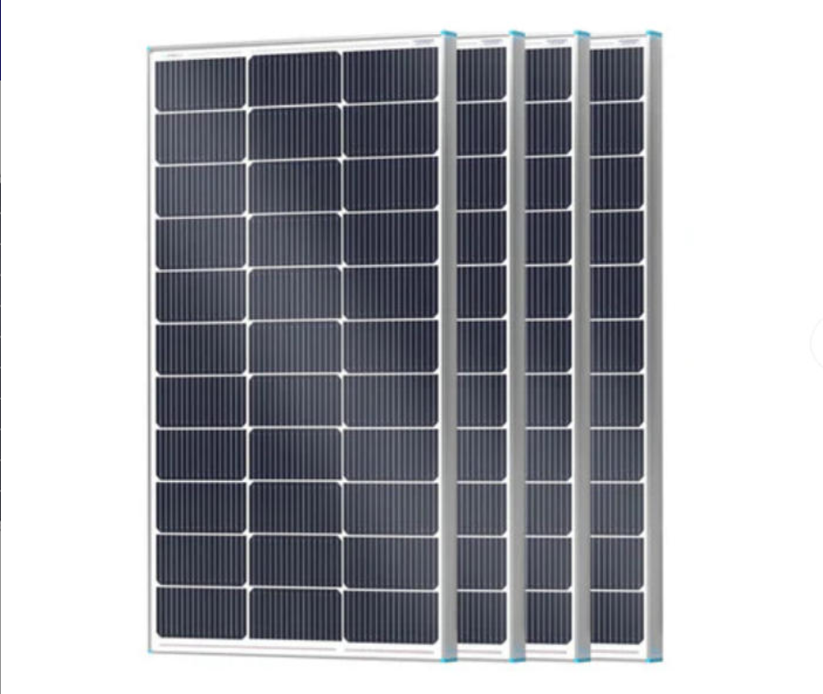 Renogy 100W Flexible Monocrystalline Black Solar Panel - Ultra-Thin