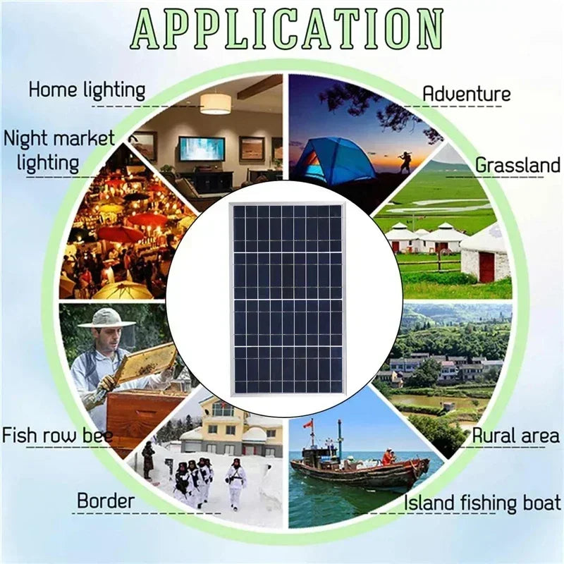 Portable Solar Panel Generator (600W)