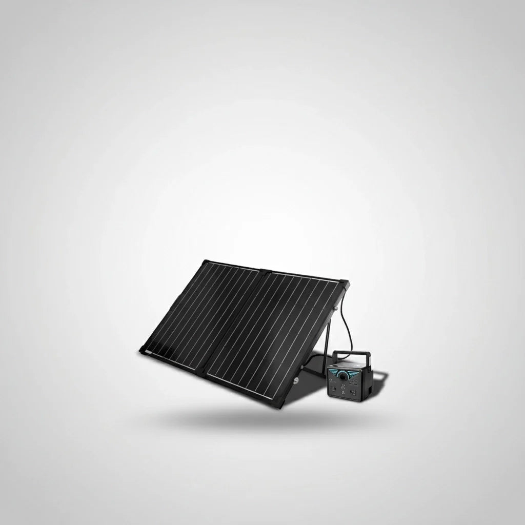 Renogy 100W Compact Suitcase Portable Solar Panel - ShadowFlux Technology